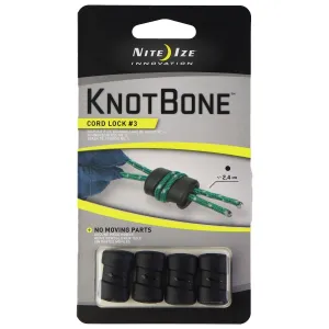 Nite Ize KnotBone Cord Lock (4 Pack) - Black